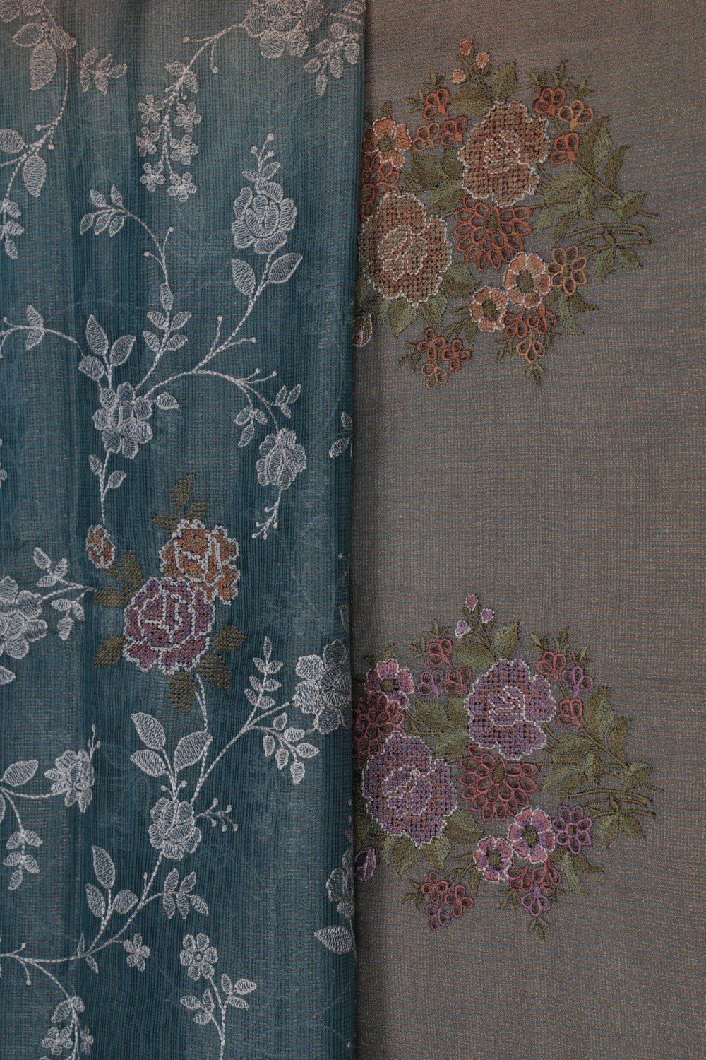 Image of Tissue Kota Embroidery Saree